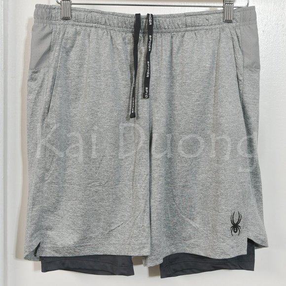 Spyder Men's tech Knit short Black , Gray - Picture 7 of 16